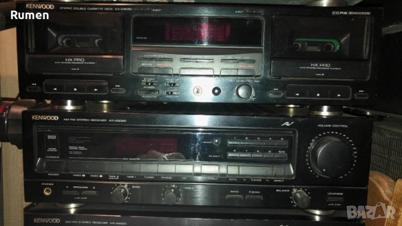KENWOOD KX W 6050 + KENWOOD KR A 5020, снимка 1