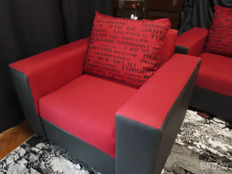 Фотьойли 2 броя Червени, снимка 1