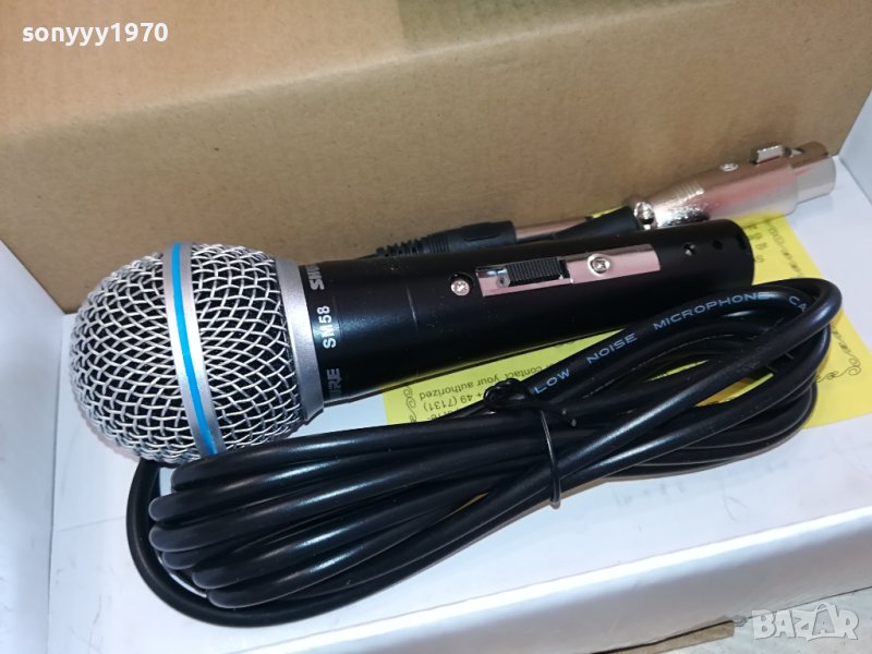 SHURE МИКРОФОН С БУТОН 2201241330, снимка 1