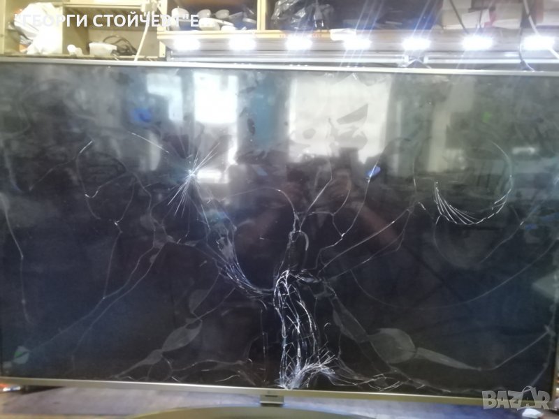 55UK7550MLA СЪС СЧУПЕНА МАТРИЦА, снимка 1