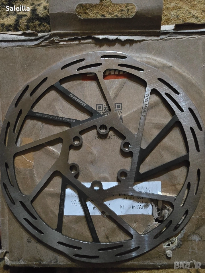 Спирачен диск за колело SRAM -160мм, снимка 1