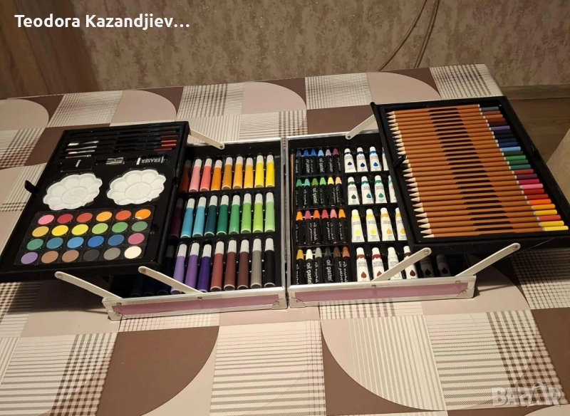 Творчески комплект за рисуване с изключително разнообразие от цветове, снимка 1