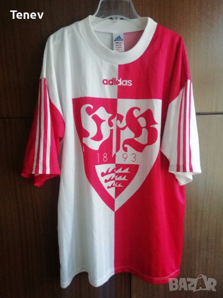 Stuttgart Retro Vintage Adidas оригинална тениска футболна фланелка , снимка 1