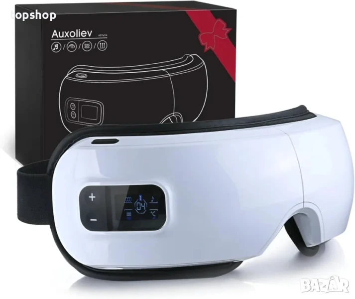 Маска за очи с затопляне и компресия. Одобрена от FSA и HSA. Против мигрена, тъмни кръгове хубав сън, снимка 1