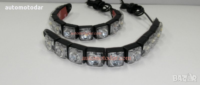 ДИОДНИ ДНЕВНИ СВЕТЛИНИ ГЪВКАВИ 10ДИОДА, снимка 1