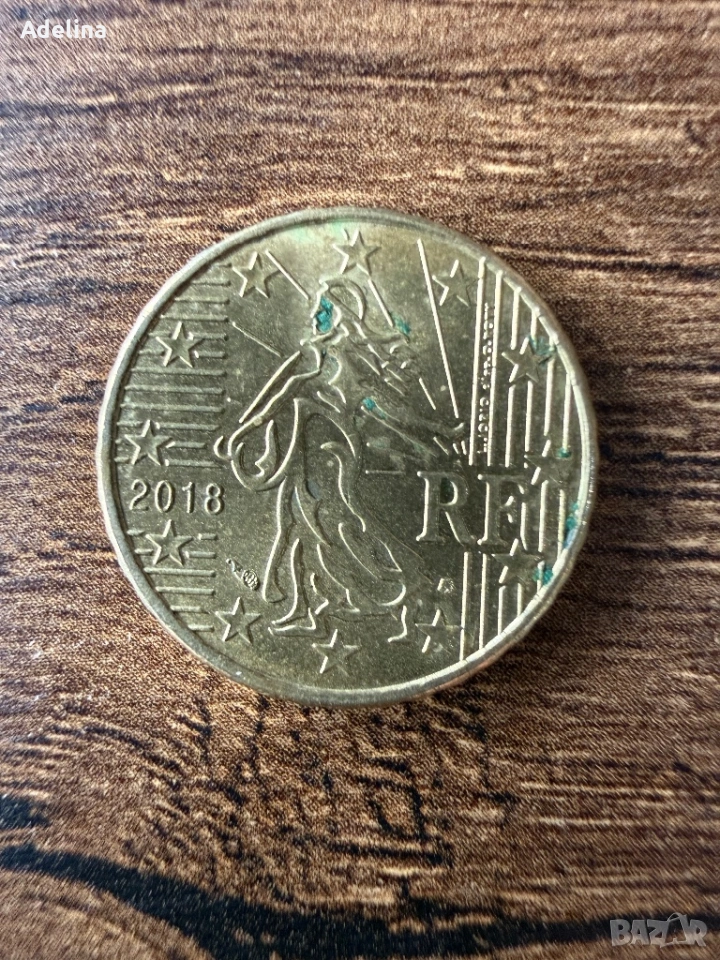 2018 Франция 10 цента, снимка 1
