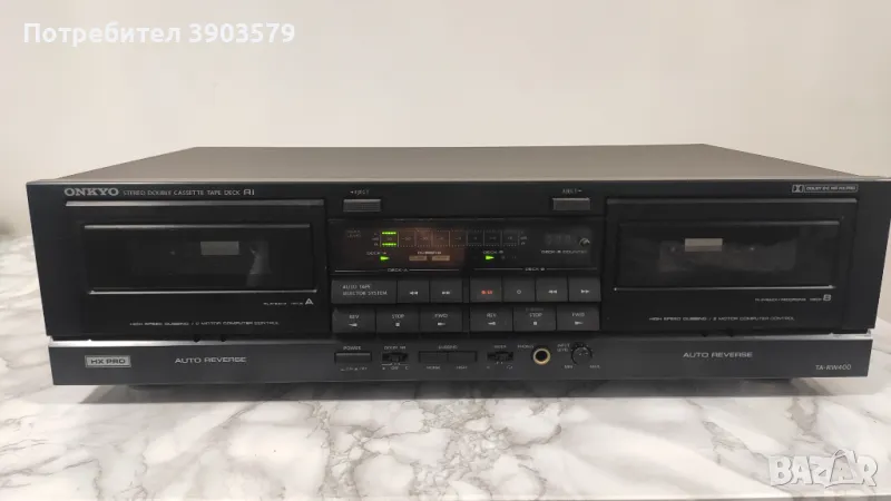 Дву касетъчен дек ONKYO RE 400, снимка 1