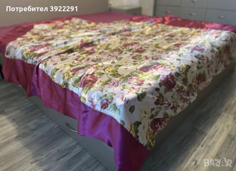 Лукс спален комплект от сатен + подарък, снимка 1