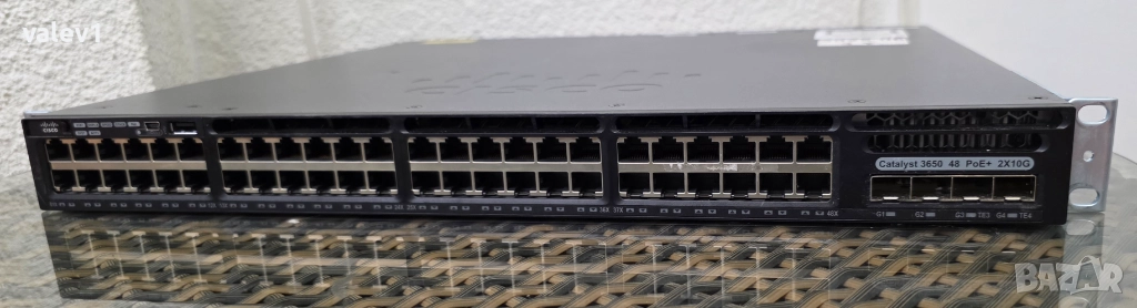 Cisco WS-C3560-48pd 48x1000 POE+ 4xSFP 2x10G 2x640w, снимка 1
