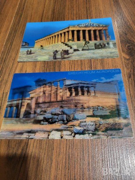 Гръцки 3D картички 2бр., снимка 1