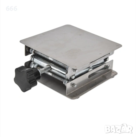 Метална повдигаща стойка  100x100x160 мм, неръждаема стомана, сребриста, снимка 3 - Други стоки за дома - 53417197