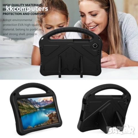 EVA Удароустойчив калъф за Lenovo Tab One TB-305FU / Tab K9 | С вградена стойка и Раменна Лента | Ця, снимка 6 - Калъфи, кейсове - 51994758
