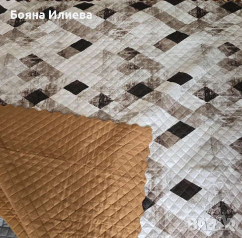 Двулицеви шалтета за спалня - 16лв, снимка 5 - Покривки за легло - 53250885