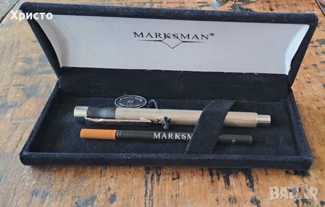 ролер масивно сребро Марксман 925 антика Marksman Sterling silver