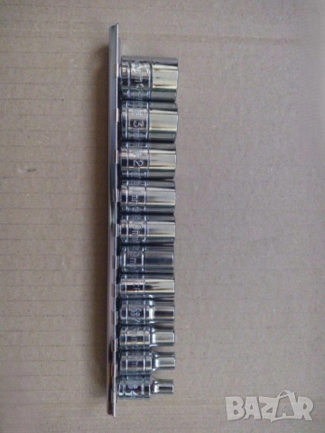 GENIUS TOOLS 11 броя 1/4 12стени качествени вложки .halfords advanced 11 броя 1/4 къси 6стени вложки, снимка 4 - Други инструменти - 52937317