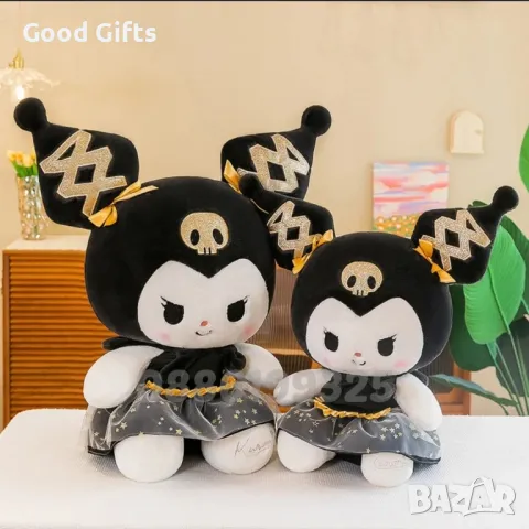 Hello Kitty Kuromi Плюшена играчка Кити Куроми, 50см, снимка 3 - Плюшени играчки - 47411940