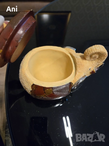 Бижутерка/ сувенир слон с капаче, снимка 5 - Декорация за дома - 51514935