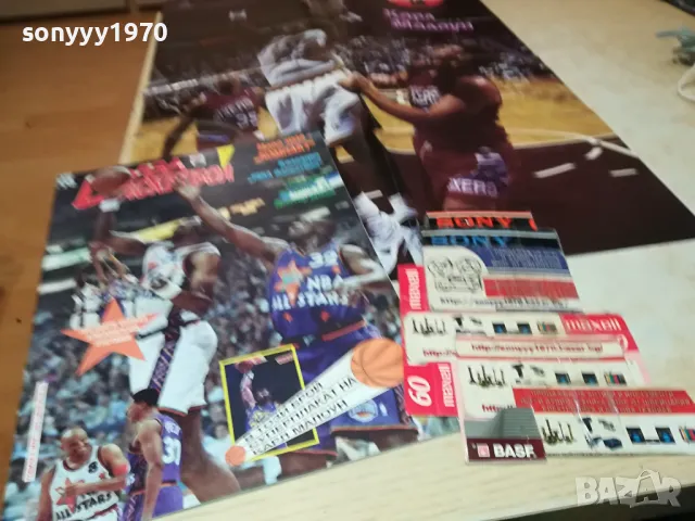 БУБА БАСКЕТБОЛ С ПЛАКАТ НА КАРЛ МАЛОУН 0103251125, снимка 2 - Колекции - 49721554