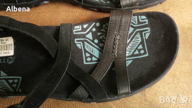 MERRELL Real Leather Размер EUR 41 / UK 8 сандали естествена кожа 94-13-S, снимка 4 - Мъжки сандали - 40722906