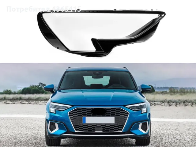 Стъклo за фар на Audi A3 8Y 2020+ (Десен), снимка 5 - Аксесоари и консумативи - 49985120