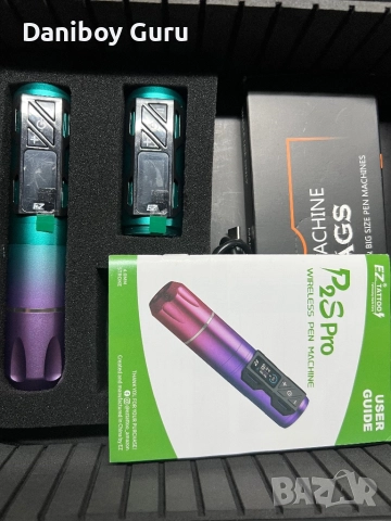 EZ P2S Pro Безжичен пистолет за татуировки - Ротационна машина за татуировки с допълнителен OLED , снимка 5 - Друга електроника - 52220560