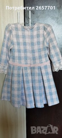 Топла детска рокличка, снимка 2 - Бебешки рокли - 32507170