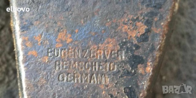 Стара ножица за рязане на арматура Eugen Zerver Remscheid Germany, снимка 5 - Антикварни и старинни предмети - 43968466