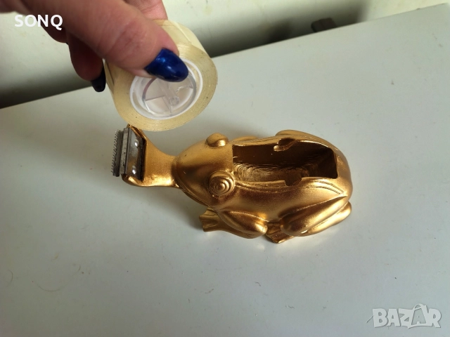 Страхотна Златна Канцеларска Жаба, снимка 3 - Ученически пособия, канцеларски материали - 52787229