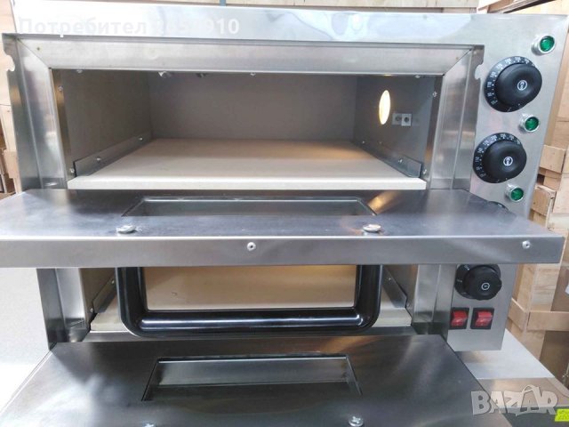 Фурна за пици на 2 нива с керамични плочи! Чисто нова! Топ цена 600лв/306,77€, снимка 5 - Обзавеждане на кухня - 33420555