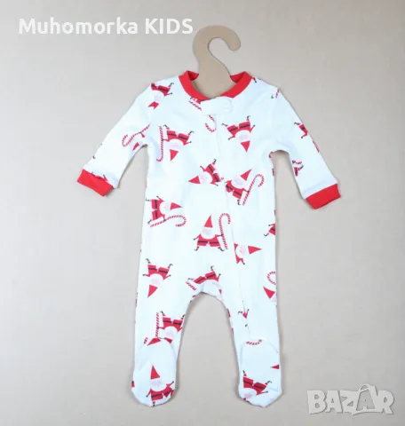 бебешка пижама / гащеризон Pottery barn Kids 50 0-3 56 62 3-6 68 6-9 74 9-12 80 12-18 86 18-24, снимка 2 - Бебешки гащеризони - 48138780