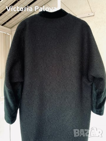 Дизайнерско палто кокон, снимка 12 - Палта, манта - 38275871