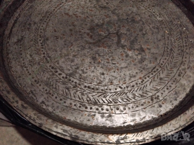 ГОЛЯМА СТАРА ТАВА-ТАБЛА, снимка 3 - Антикварни и старинни предмети - 51836950