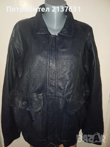 ЕСТЕСТВЕНА КОЖА  МЪЖКО ЯКЕ  - Размер 54