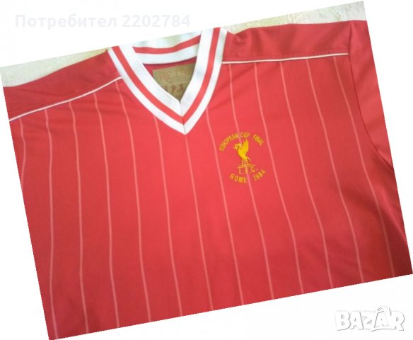 Liverpool,Ливърпул фен тениска 1984 Финал за Европейската купа, снимка 4 - Фен артикули - 32516028