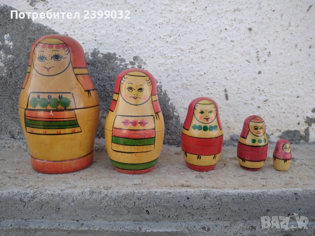 Продавам матрьошка, снимка 2 - Антикварни и старинни предмети - 53109932