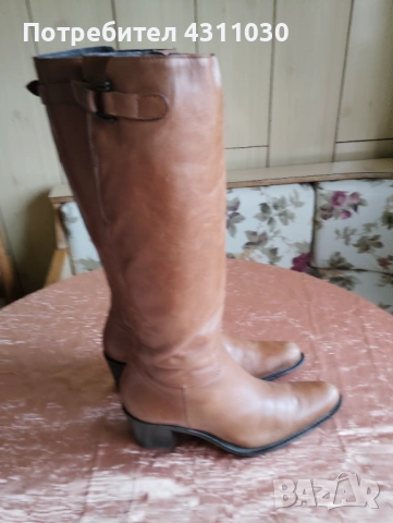 Дамски ботуши Patrizia от естествена кожа 38 номер, снимка 3 - Дамски ботуши - 53391787