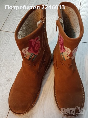 Детски боти от естествен велур Зара, снимка 4 - Детски боти и ботуши - 44129358