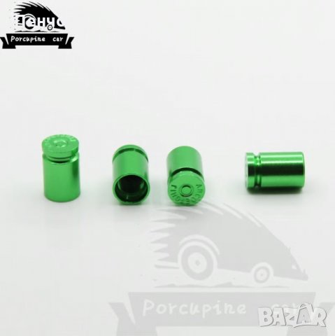 Капачки патрони за кола гилзи устойчиви цветни алуминиеви красиви тапи за вентили за автомобилни джа, снимка 4 - Аксесоари и консумативи - 28038348