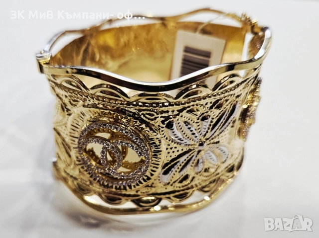 Златна гривна 25.3гр 06378-25, снимка 4 - Гривни - 52445933