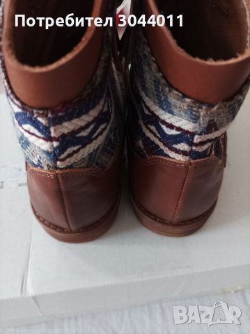 Pepe jeans N37,38 естествена кожа , снимка 7 - Дамски боти - 38151466