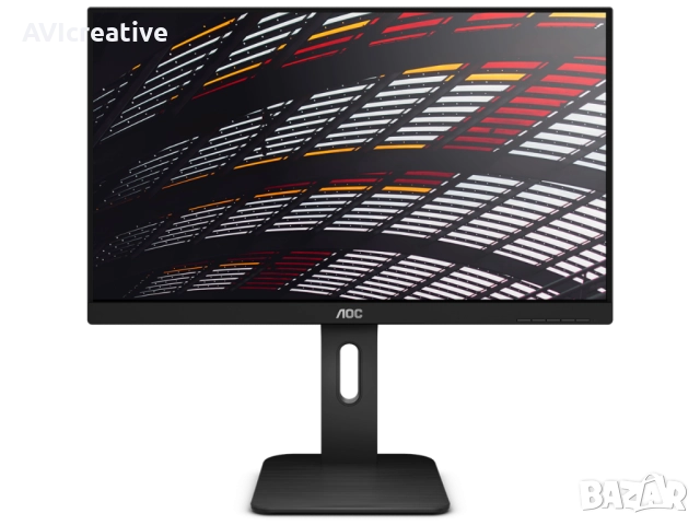 Монитор AOC 24P1, 23.8", IPS, FHD (1920 x 1080), 60Hz, 5ms, Черен, снимка 7 - Монитори - 52914936