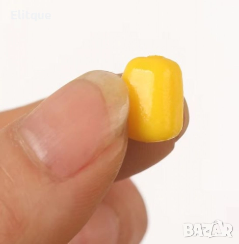 Плуваща силиконова царевица за риболов – 10 бр. в пакет, снимка 2 - Други стоки за дома - 52852432