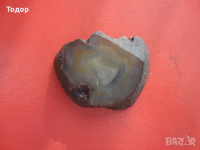 Полиран минерал ахат халцедон 8, снимка 4 - Колекции - 43939248