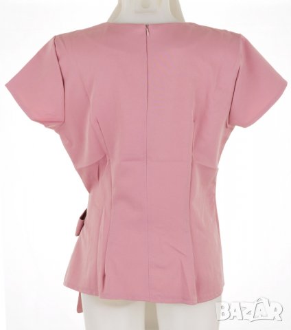 Дамска блуза с къс ръкав в пепел от рози 1st Somnium XL, снимка 3 - Ризи - 36881445