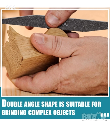10 бр Комплект за шлайфане Двустранни зърна за шлайфане на пластмаса Акрилни материали и други , снимка 3 - Други стоки за дома - 52953606