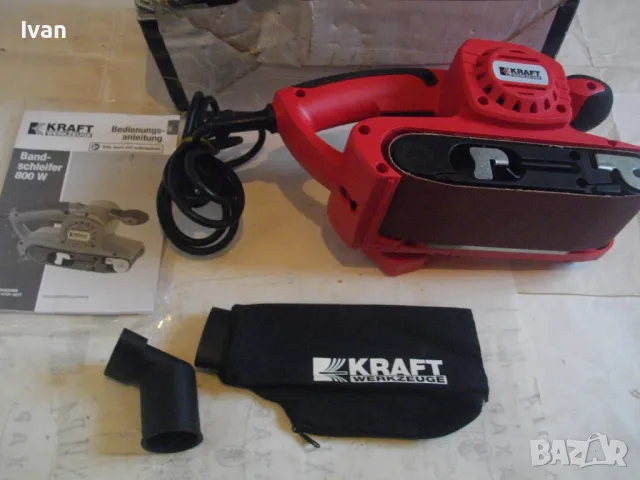 800 ВАТА НОВ АВСТРИЙСКИ 2019 г. ОРИГИНАЛЕН ЛЕНТОВ ШЛАЙФ ПЪЛЕН КОМПЛЕКТ ПРОФЕСИОНАЛЕН KRAFT Werkzeuge, снимка 7 - Други инструменти - 48092584