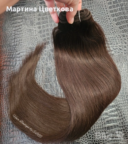 100% Естествена РЕМИ коса, снимка 4 - Аксесоари за коса - 53598287