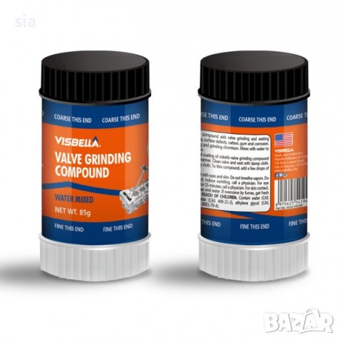 Паста за клапани 2 в 1, на водна основа, Шлайф паста