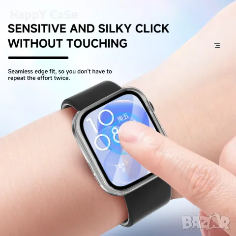 Huawei Watch Fit 3 / Твърд удароустойчив кейс с протектор, снимка 2 - Смарт гривни - 45838102