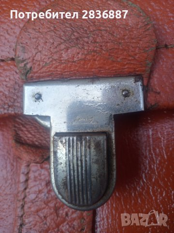 Стара оранжева кожена офис чанта, снимка 13 - Чанти - 36699244